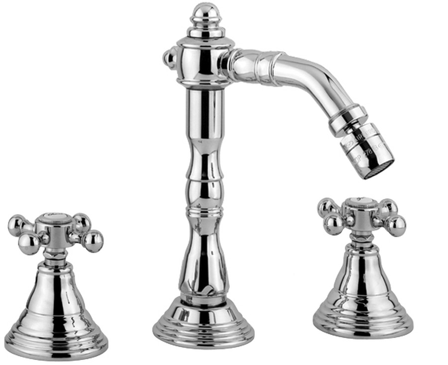 CAMILLA Batteria bidet 3 fori Scarico Automatico 1"1/4