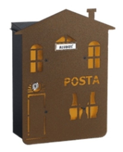 FRONTALI CASSETTE LETTERA MIA CASA 1 RUGGINE