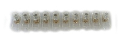 STRISCE 10-MORSETTI SEZIONE MMQ. 2,5 10PZ