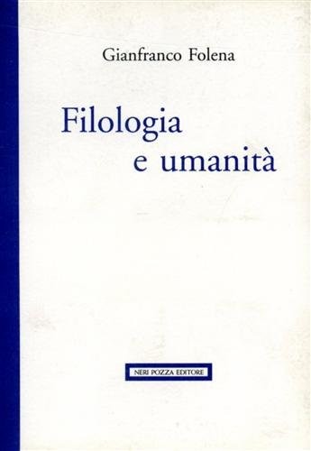 FILOLOGIA E UMANITA'