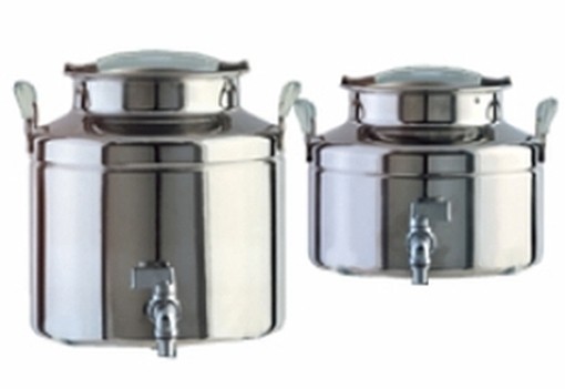 FUSTI INOX SALDATI LT. 5 CON RUBINETTO