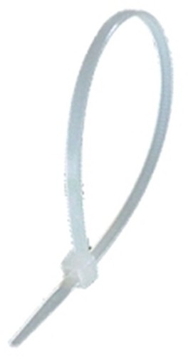 PEZZI 100-FASCETTE NYLON BIANCO MM.2,5X200