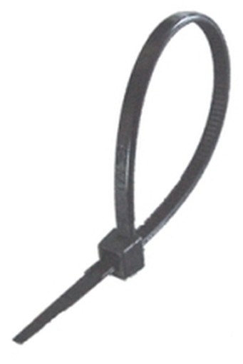 PEZZI 100-FASCETTE NYLON NERO MM.3,5X200