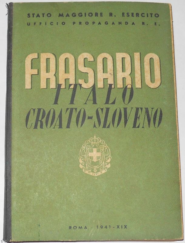 Frasario Italo Croato – Sloveno. BOZZA DI STAMPA