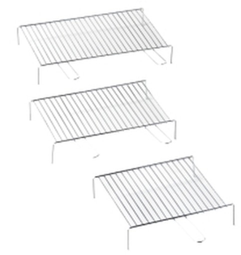 GRIGLIE ACCIAIO CROMATO CM.60X40