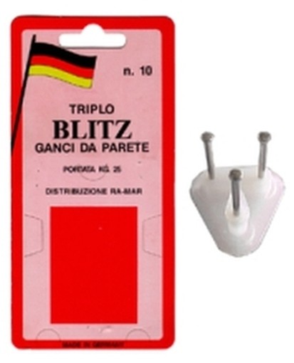 BLISTER 24-GANCI BLITZ 3 PUNTE 10PZ