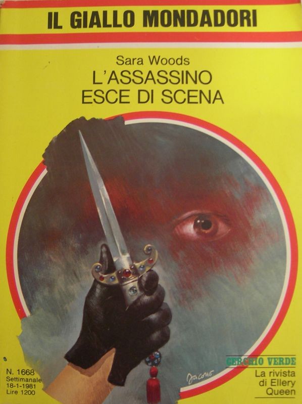 L'assassino esce di scena,Sara Woods,Mondadori