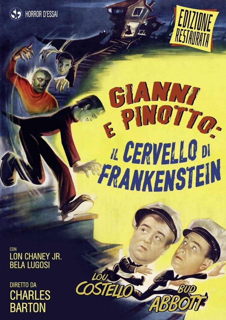 Gianni E Pinotto - Il Cervello Di Frankenstein DvD Edizione italiana. Nuovo sigillato