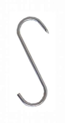 PEZZI 10-GANCI MACELLAIO INOX MM. 80X3