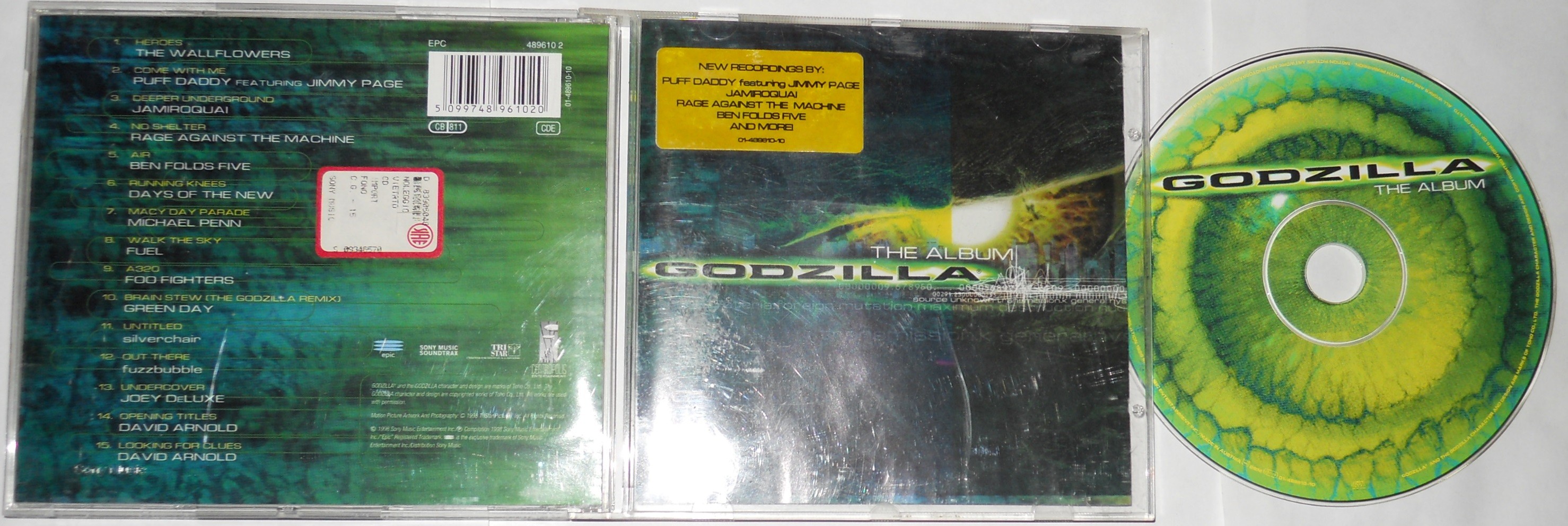 Godzilla - The Album. Original Soundtrack