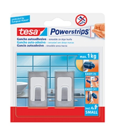 GANCI TESA METALLO/PVC 2PZ