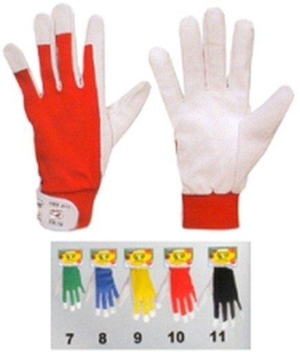 PAIA 10-GUANTI DA LAVORO VEGA G520/ 9 L GIALLO