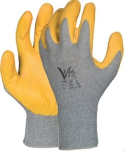 PAIA 12-GUANTI DA LAVORO VEGA G7200/ 9 L GIALLO