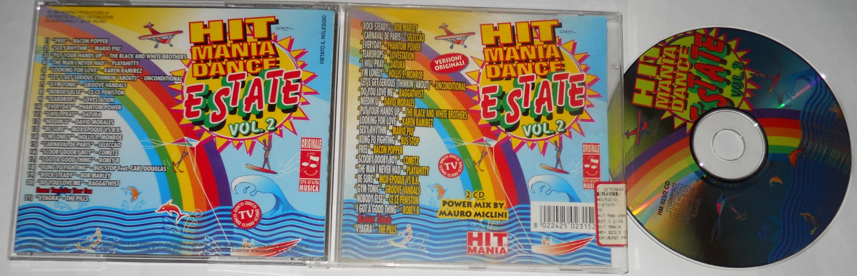 Hit Mania Dance Estate 1998 Vol. 2 mix by Mauro Miclini