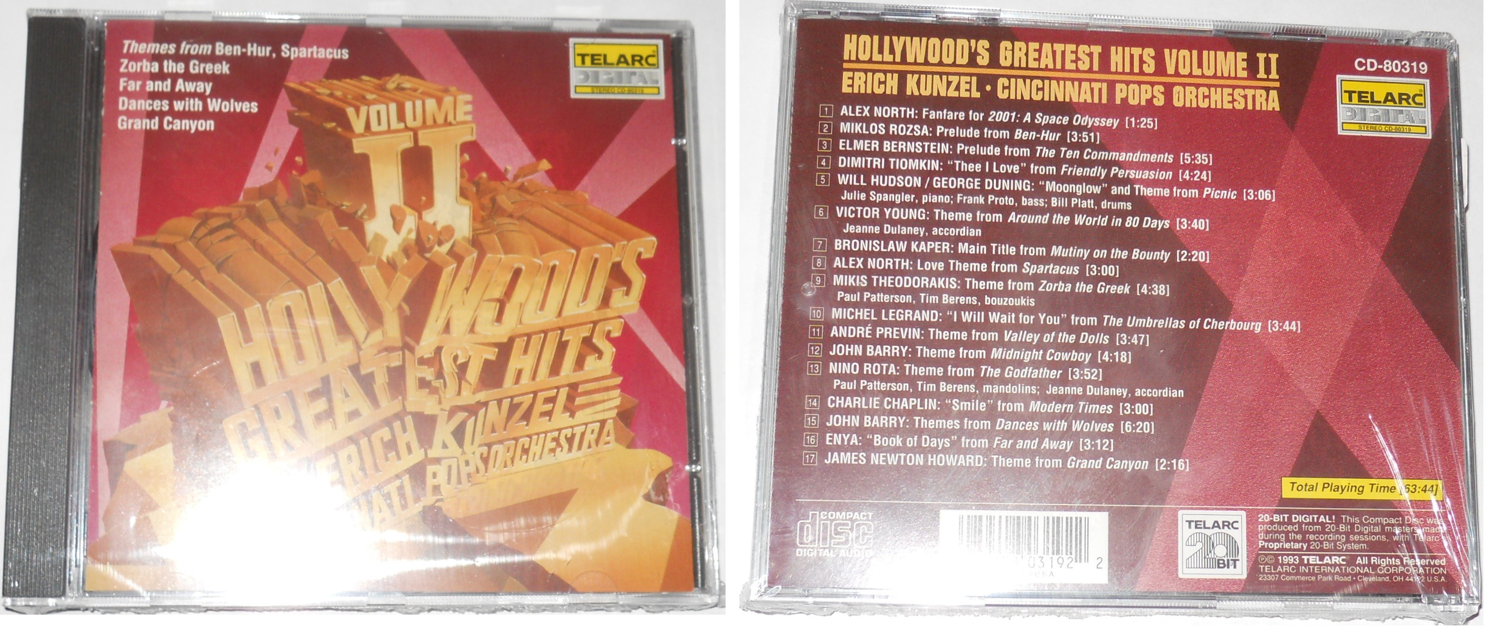 Cincinnati Pops Orchestra & Erich Kunzel - Hollywood's Greatest Hits, Vol. 2 