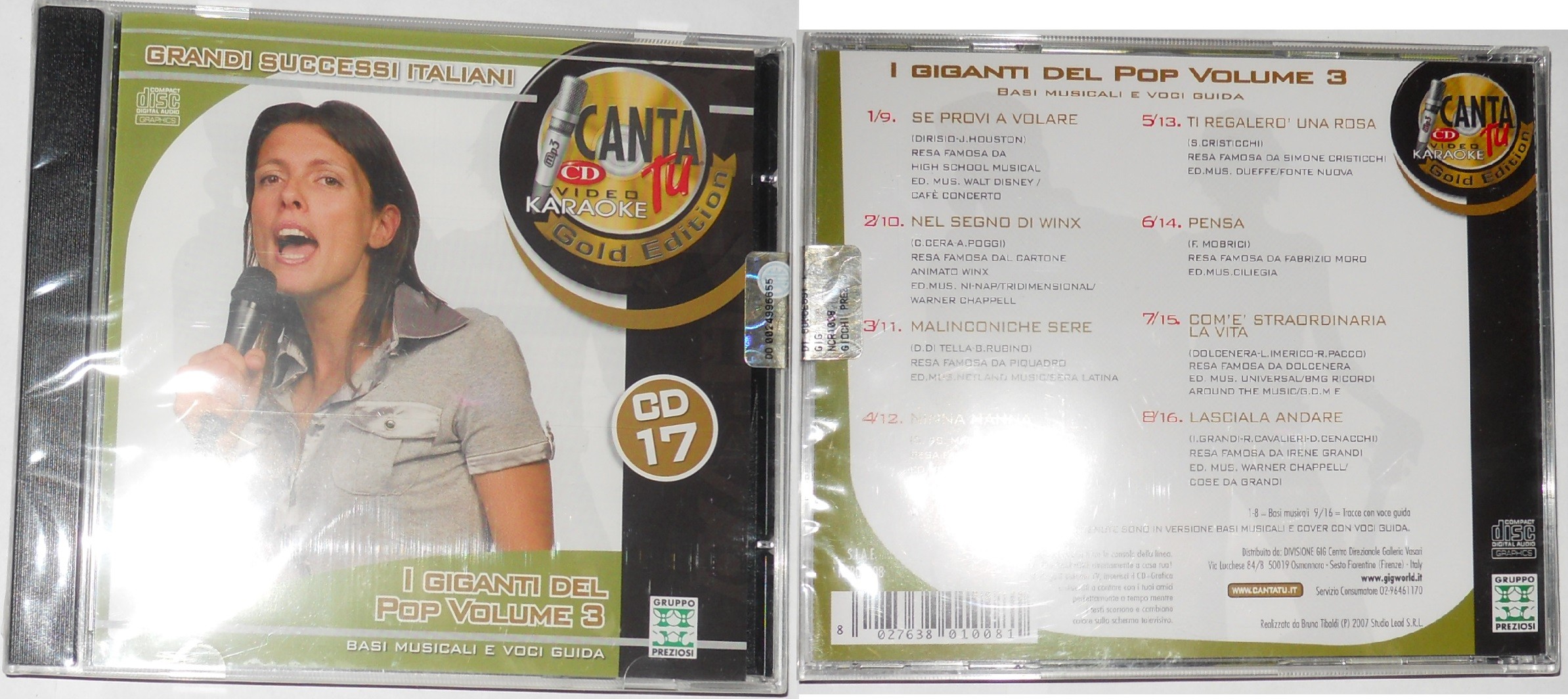 Canta TU: I Giganti del Pop Volume 3