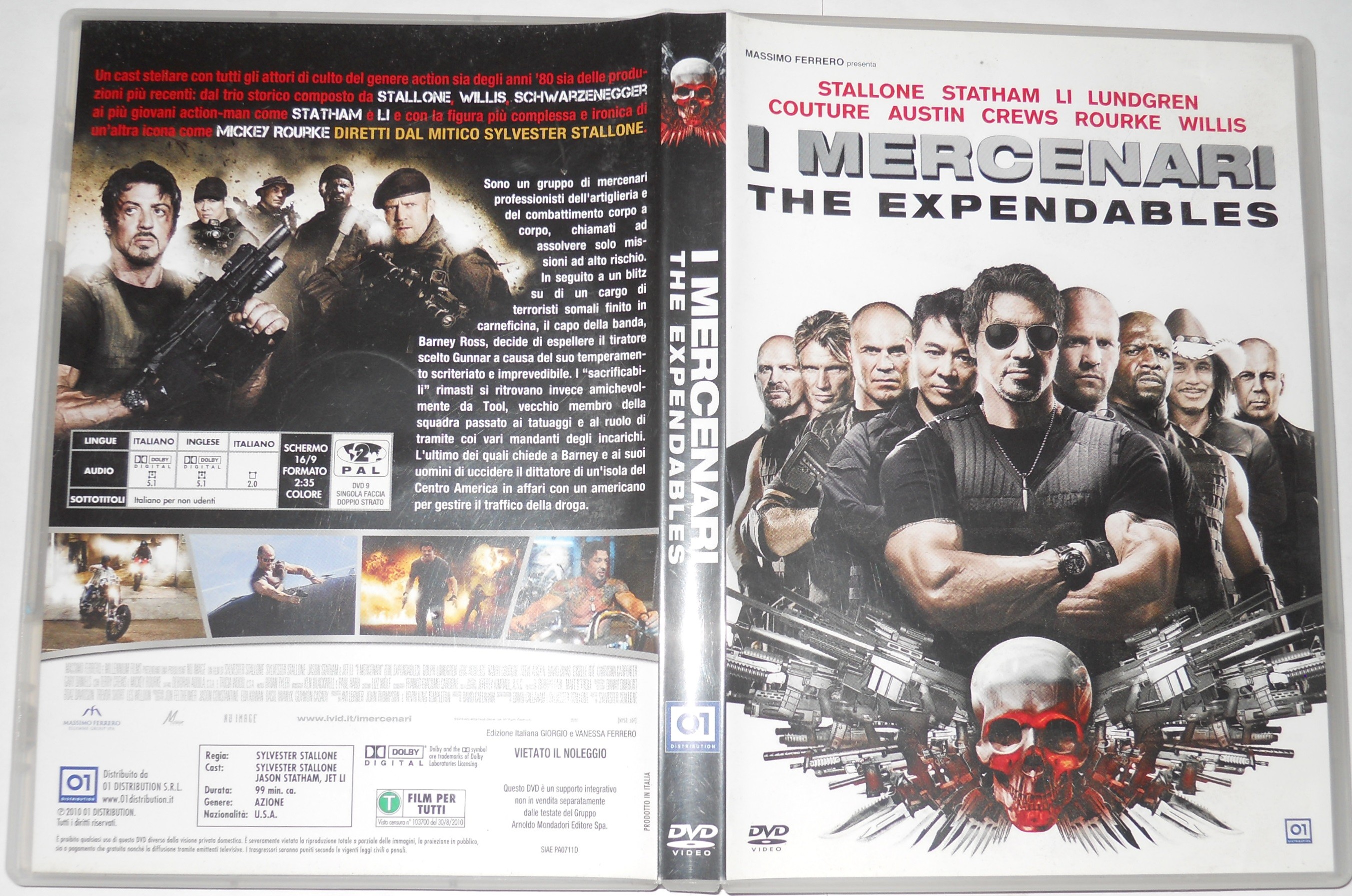 I MERCENARI The Expendables - DVD Editoriale