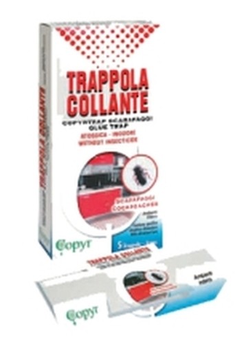 INSETTICIDA TRAPPOLE COLLA COPYRTRAP ATOSSICA, INODORE, SENZA INSETTICIDI 5 PZ