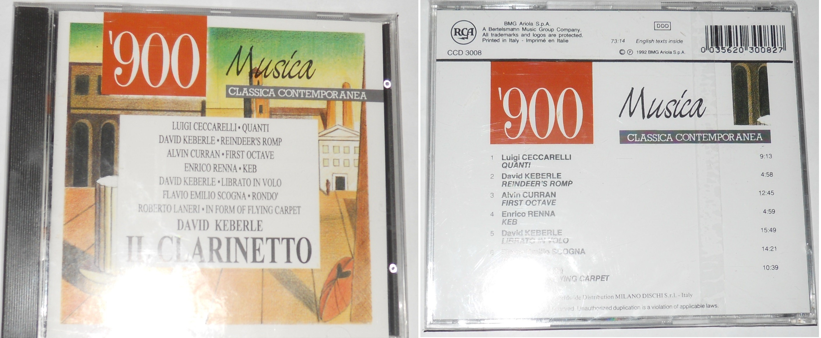 '900 Musica Classica Contemporanea - Il Clarinetto
