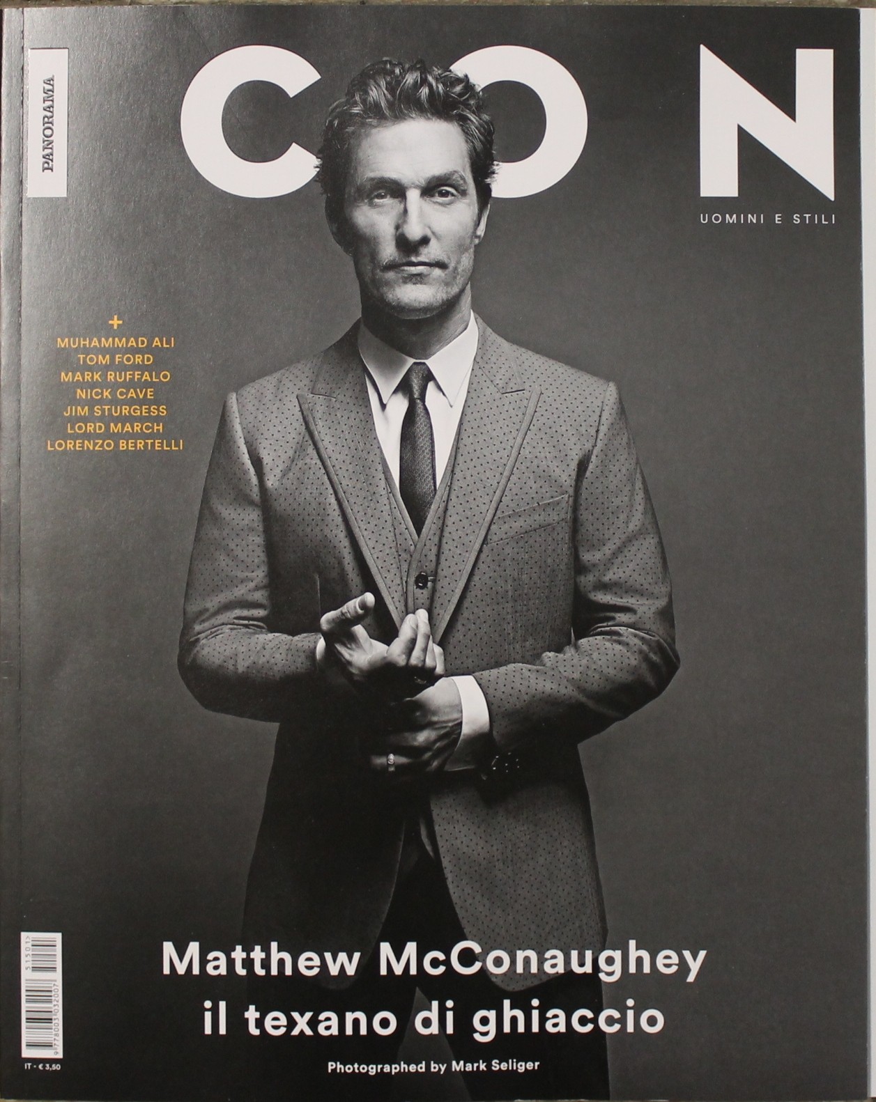 ICON, PANORAMA, UOMINI E STILI, MATTHEW MCCONAUGHEY IL TEXANO DAGLI OCCHI DI GHIACCIO