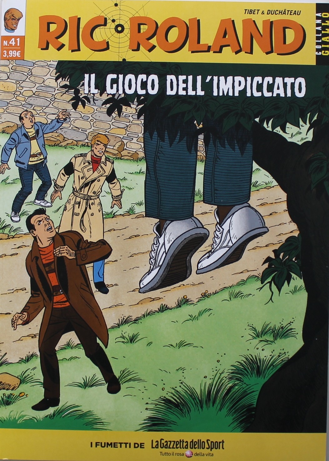 RIC ROLAND, IL GIOCO DELL'IMPICCATO, GAZZETTA DELLO SPORT USCITA 41