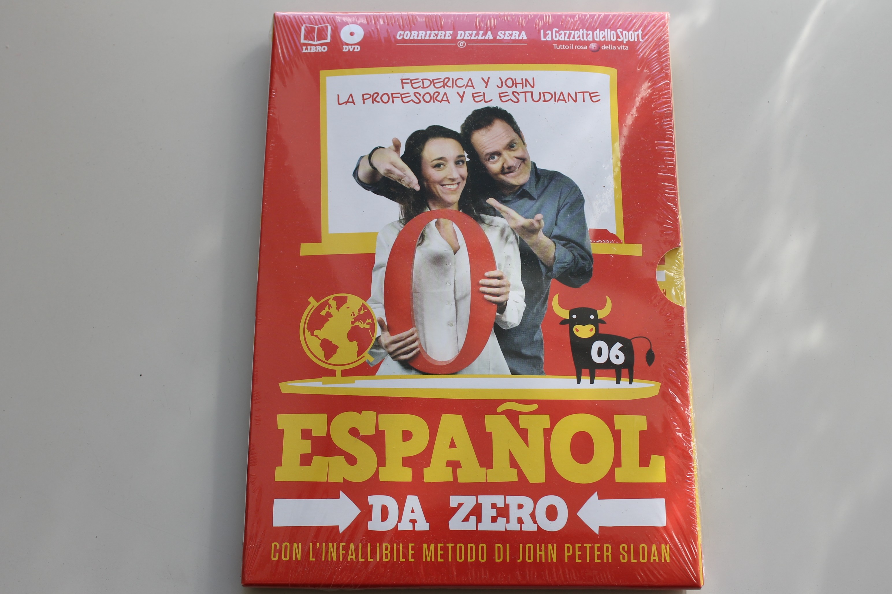 ESPANOL DA ZERO DVD VOLUME 6 CON IL METODO DI JOHN PETER SLOAN, FEDERICA Y JOHN, SIGILLATO