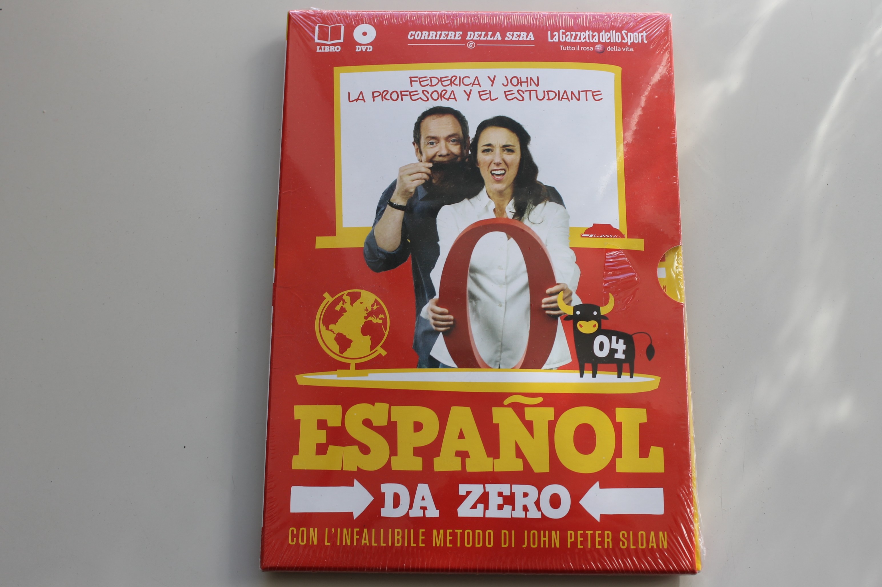 ESPANOL DA ZERO DVD VOLUME 4 CON IL METODO DI JOHN PETER SLOAN, FEDERICA Y JOHN, SIGILLATO