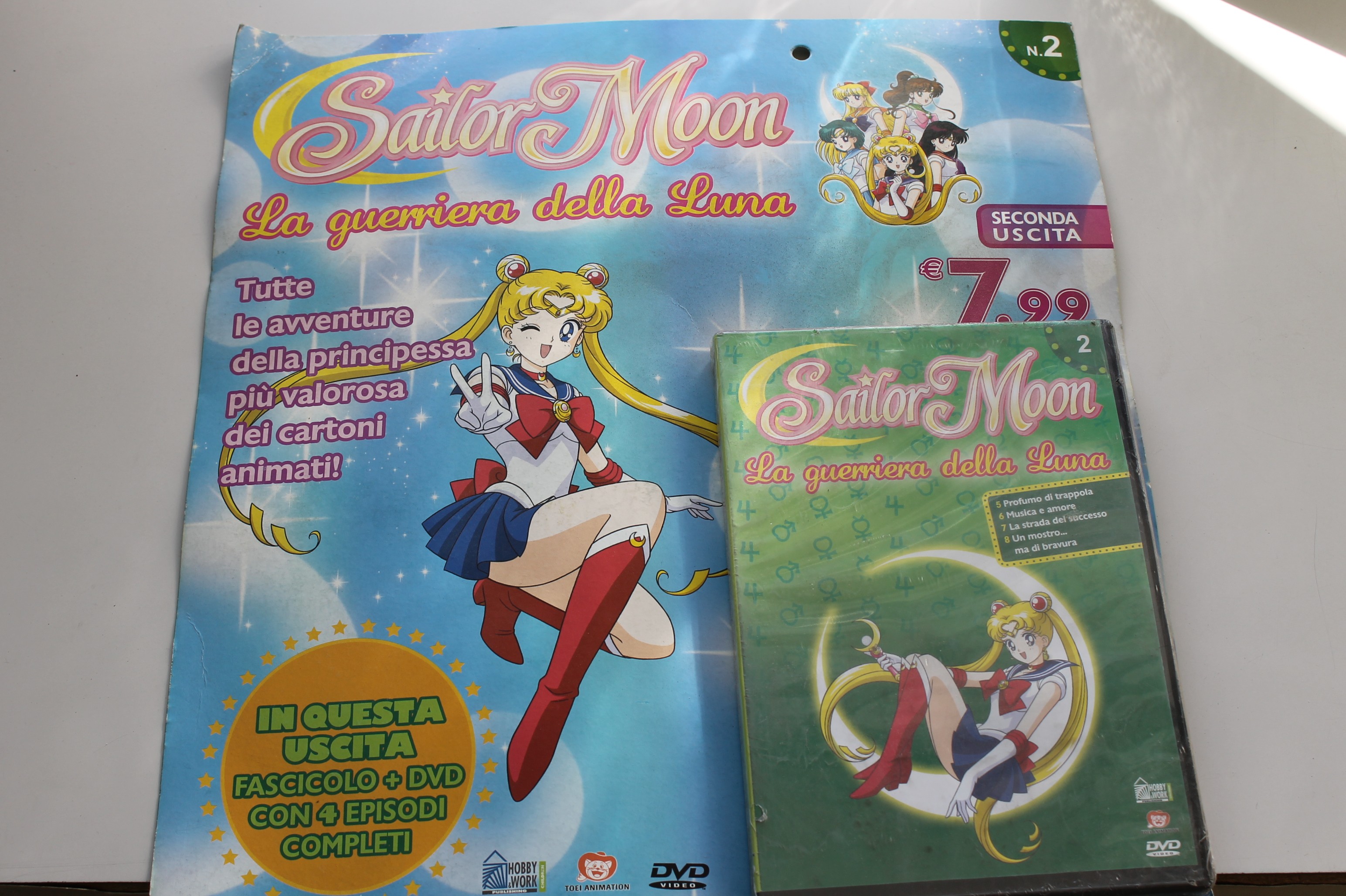 SAILOR MOON, LA GUERRIERA DELLA LUNA, SECONDA USCITA, DVD NUOVO SIGILLATO