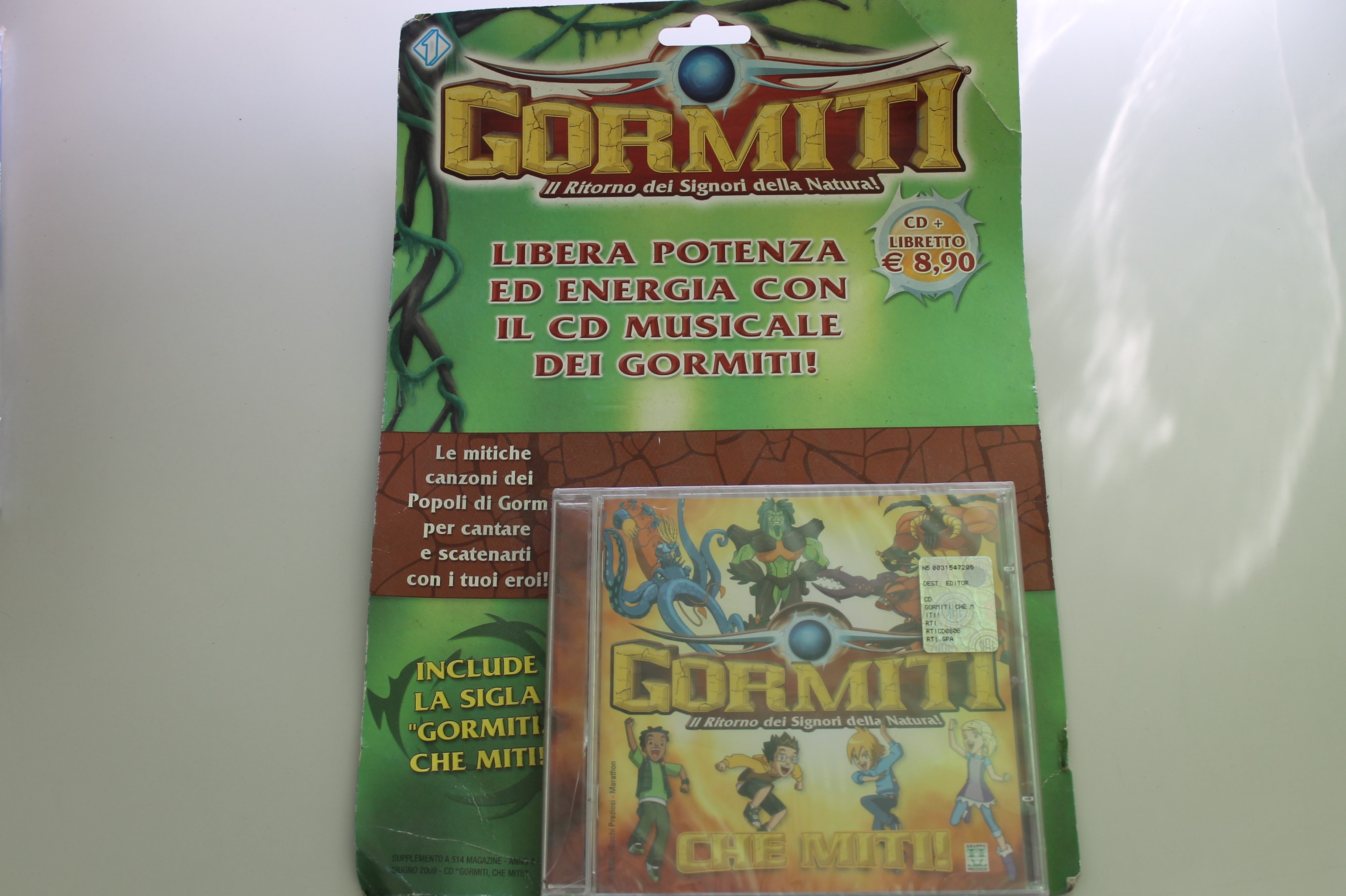 Gormiti - Il ritorno dei Signori della Natura! - Che miti! CD NUOVO SIGILLATO