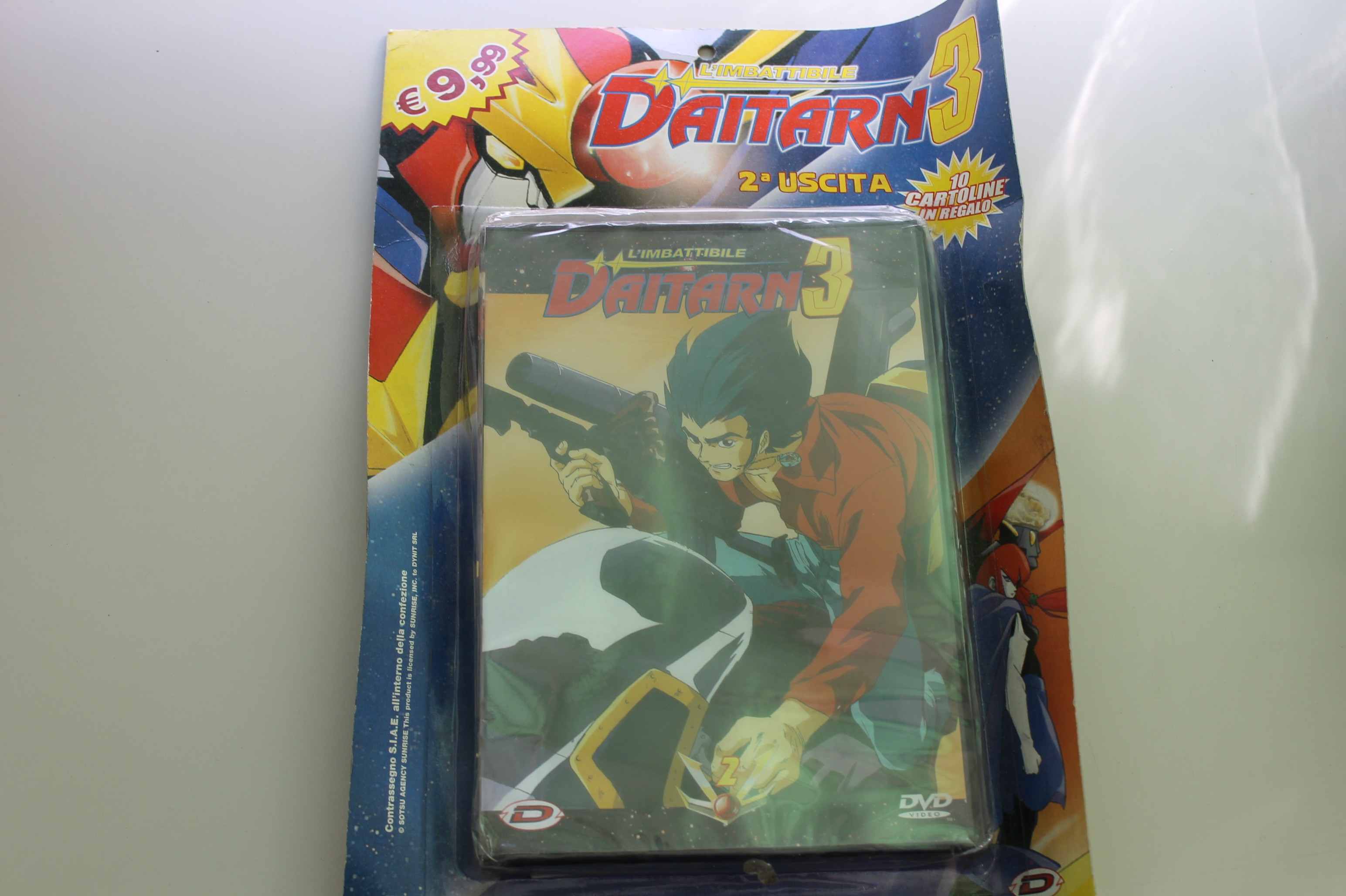 DAITARN 3 DVD, USCITA 2, L'IMBATTIBILE, NUOVO SIGILLATO