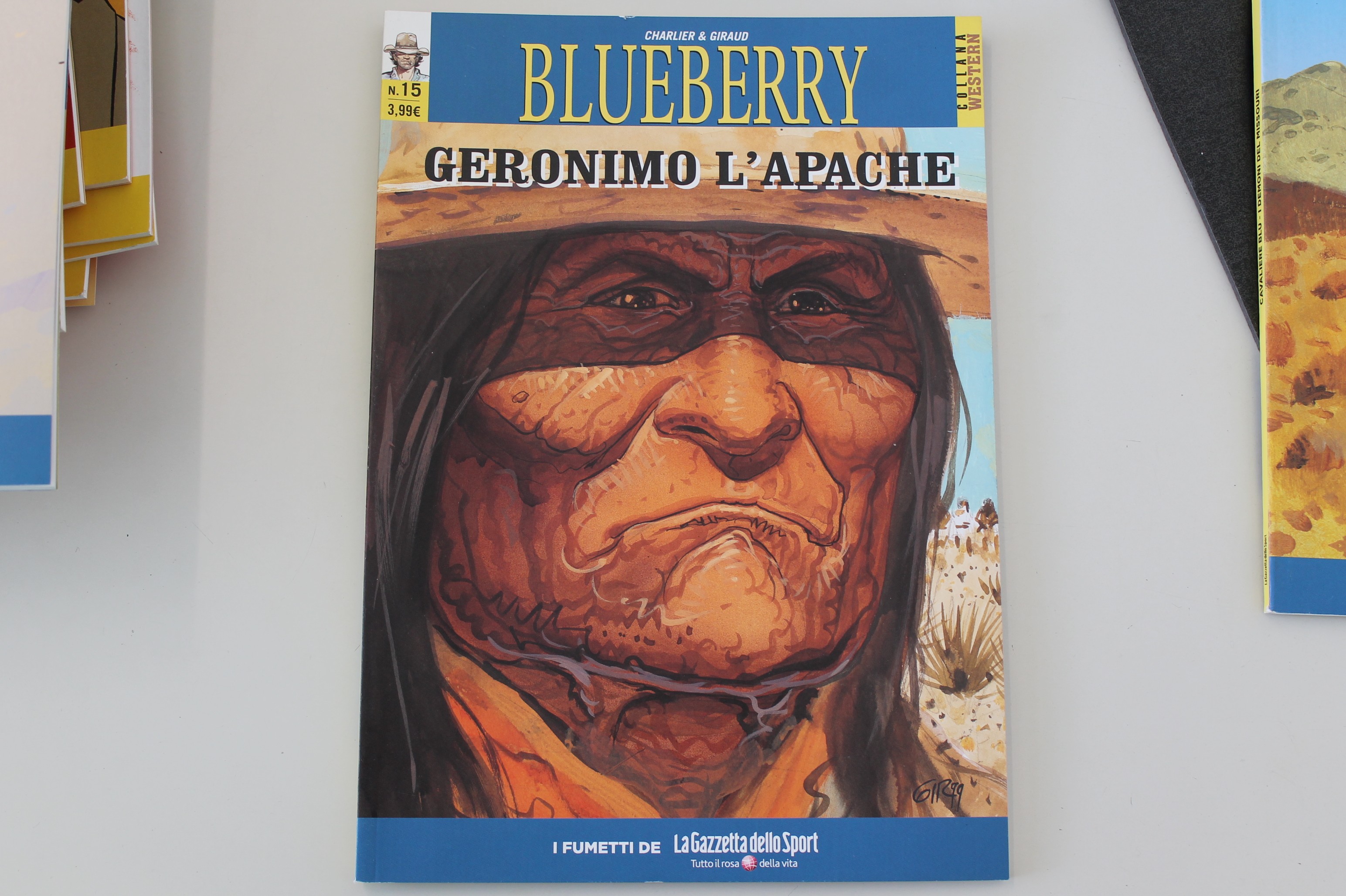 BLUEBERRY, GERONIMO L'APACHE, GAZZETTA DELLO SPORT. USCITA 15