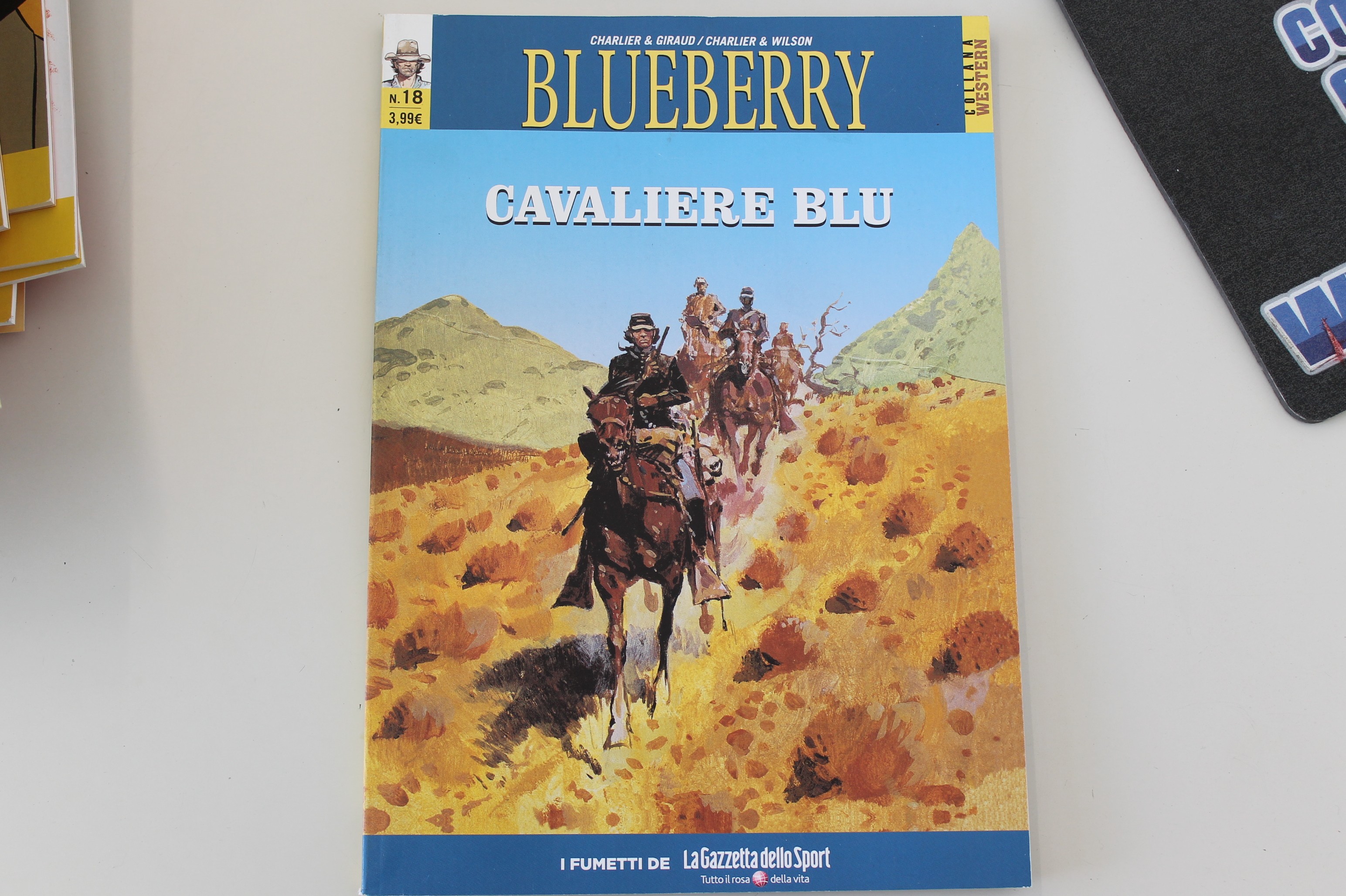 BLUEBERRY, CAVALIERE BLU, GAZZETTA DELLO SPORT. USCITA 18