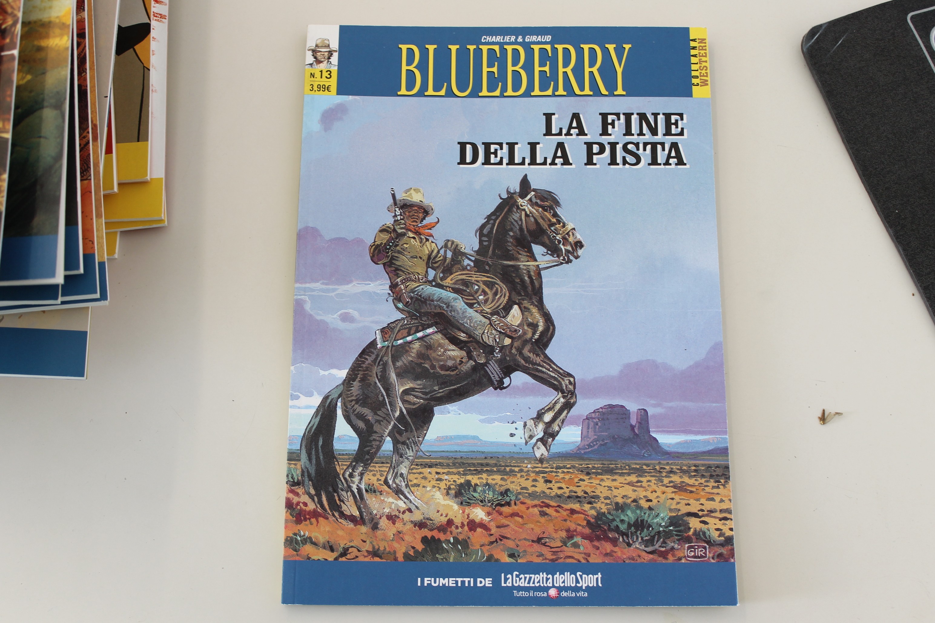 BLUEBERRY, LA FINE DELLA PISTA, GAZZETTA DELLO SPORT. USCITA 13