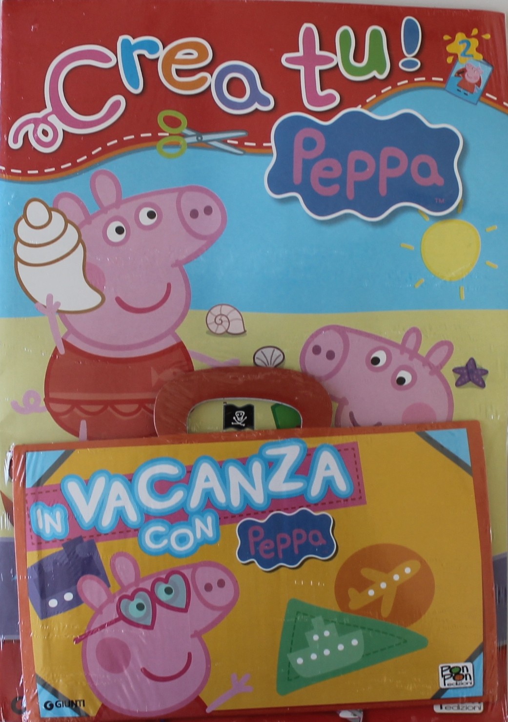 CREA TU! PEPPA PIG, IN VACANZA CON PEPPA, IL TRIS DEI PIRATI, 
