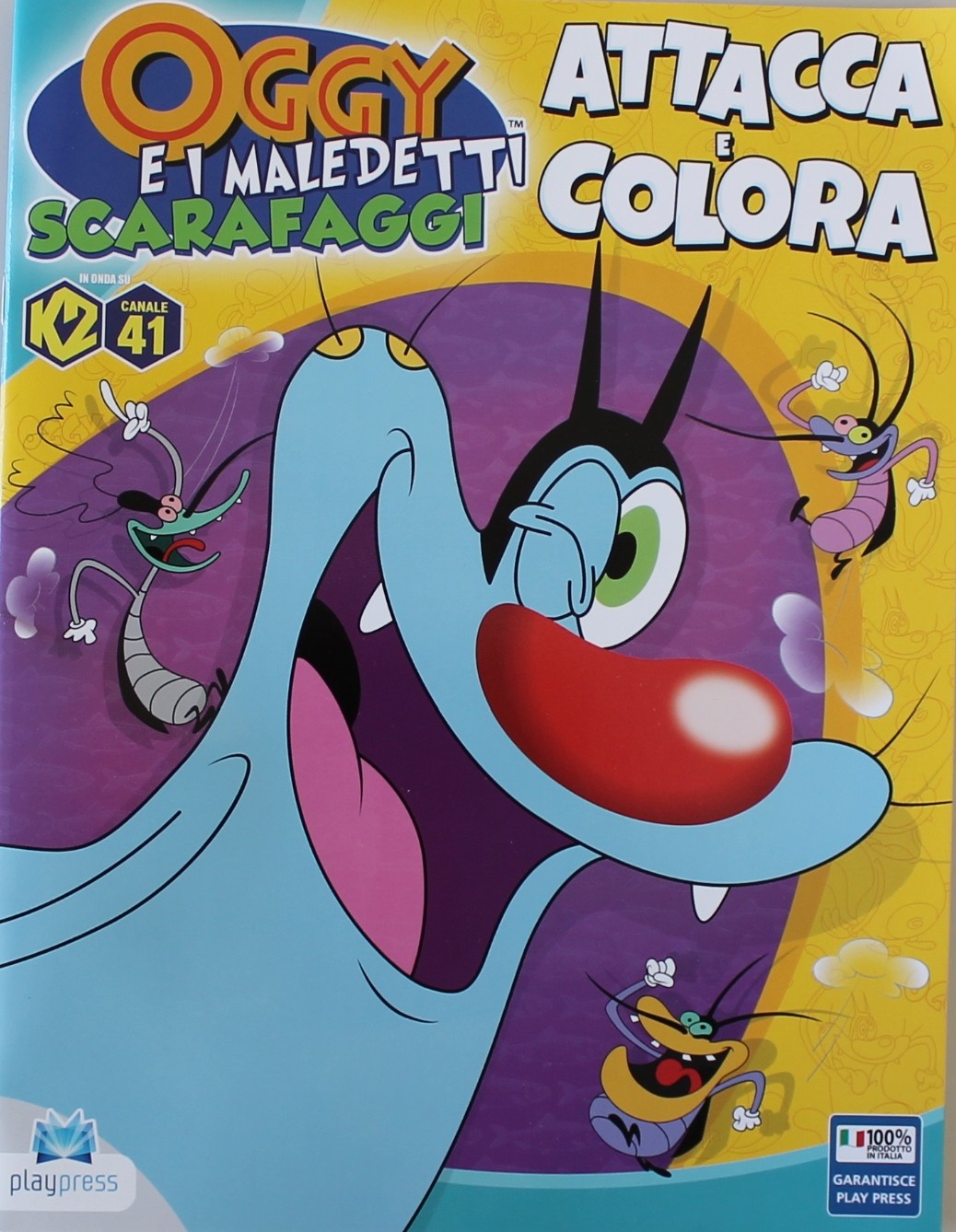 OGGY E I MALEDETTI SCARAFAGGI N.1 MARZO-APRILE 2015. ATTACCA E COLORA