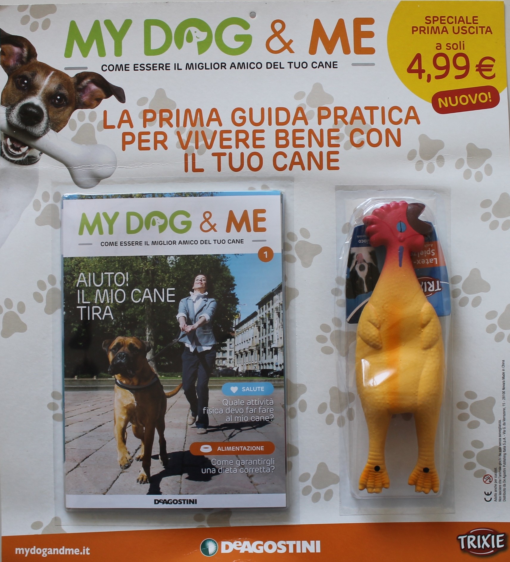 My Dog & Me, prima uscita, la prima guida pratica per vivere bene con il tuo cane, rivista + gadget