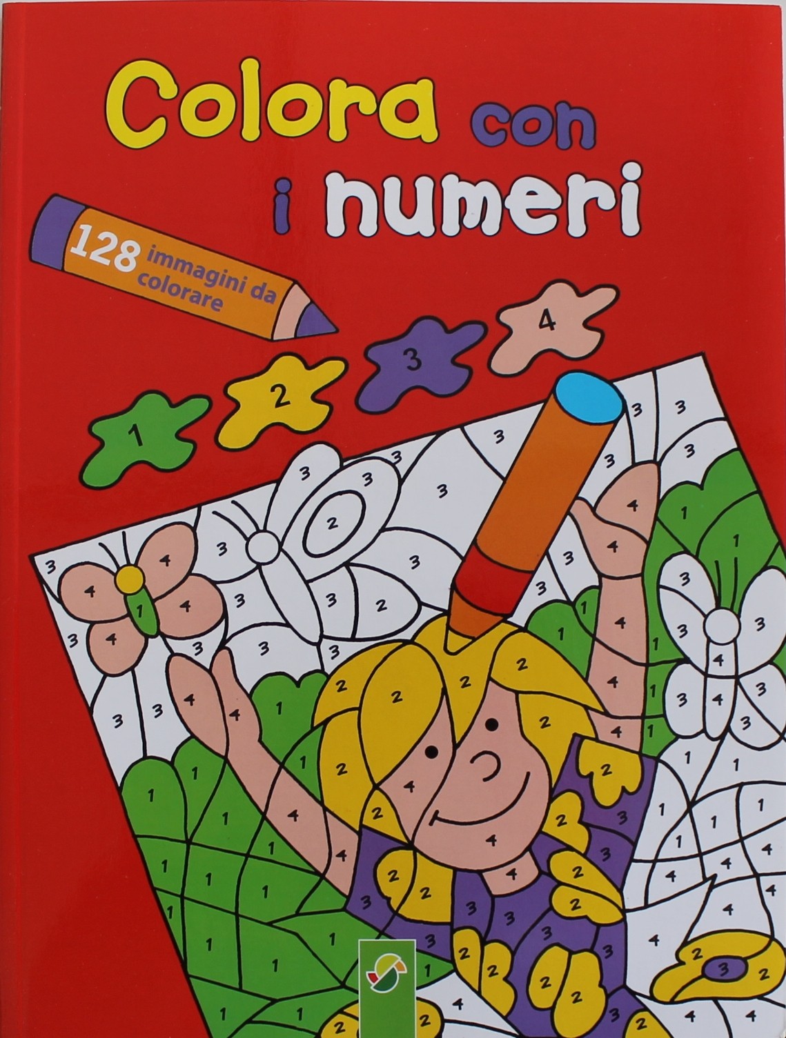 COLORA CON I NUMERI (ROSSO)