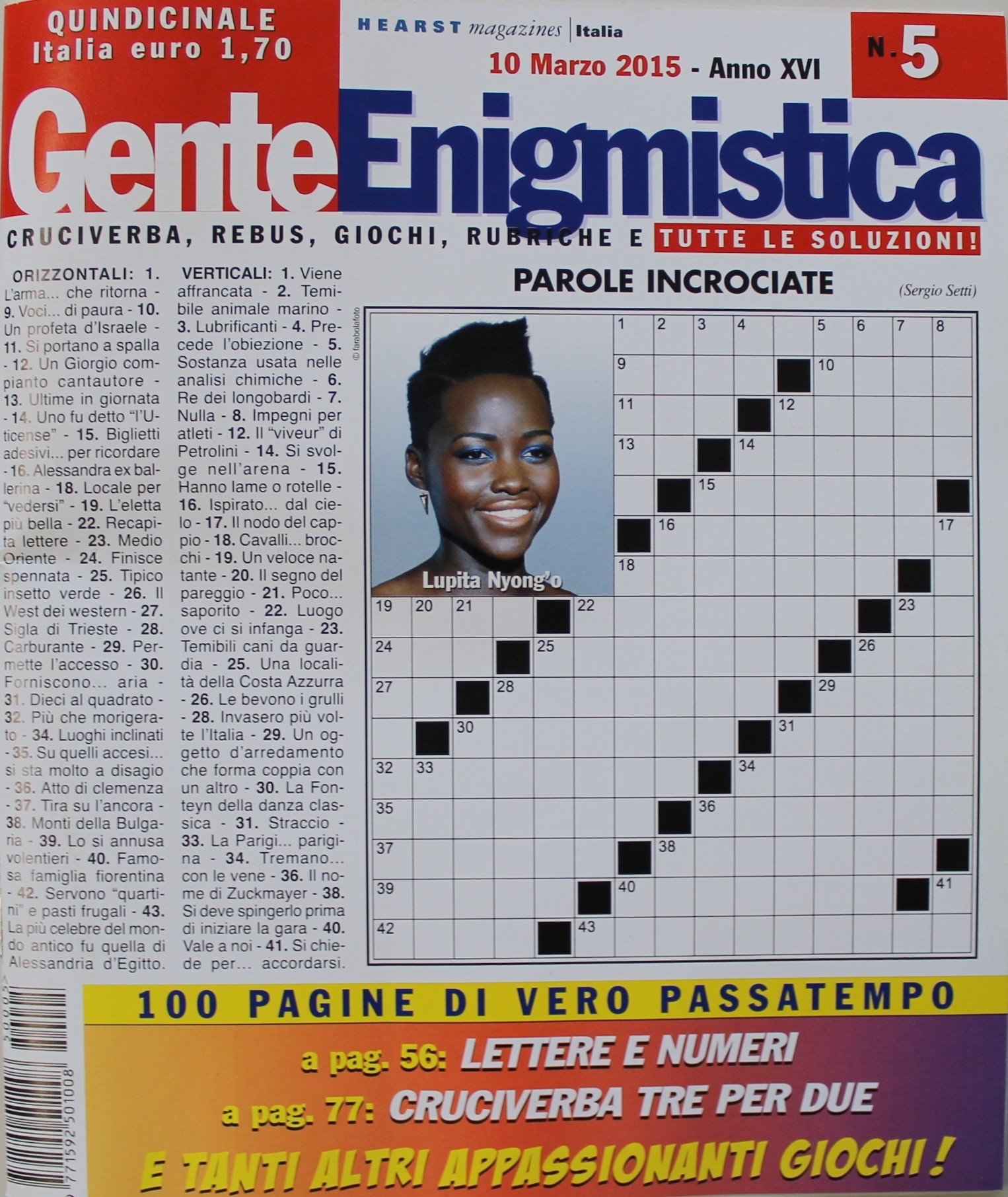 GENTE ENIGMISTICA N.5 DEL 10 MARZO 2015