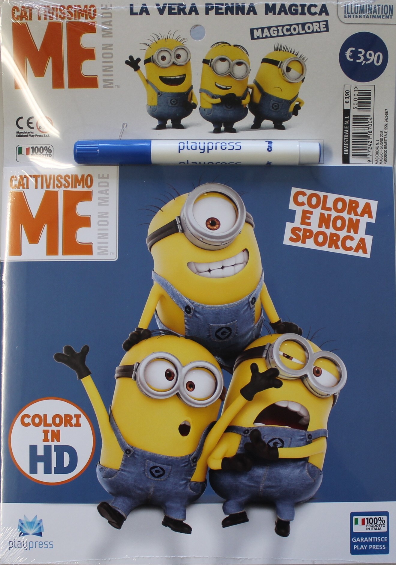 Cattivissimo me, La vera penna magica. Colora e non sporca, colori in HD. 