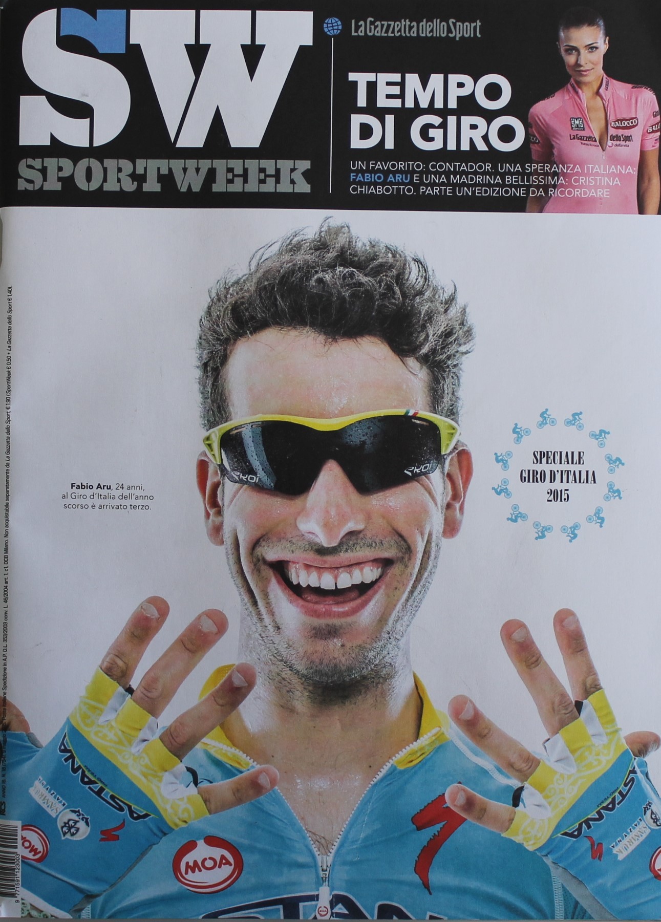 SPORTWEEK DEL 9 MAGGIO 2015, SPECIALE GIRO D'ITALIA 2015
