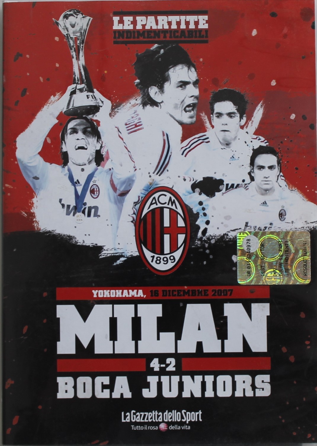 DVD LE PARTITE INDIMENTICABILI MILAN-BOCA JUNIORS 4-2 GAZZETTA DELLO SPORT
