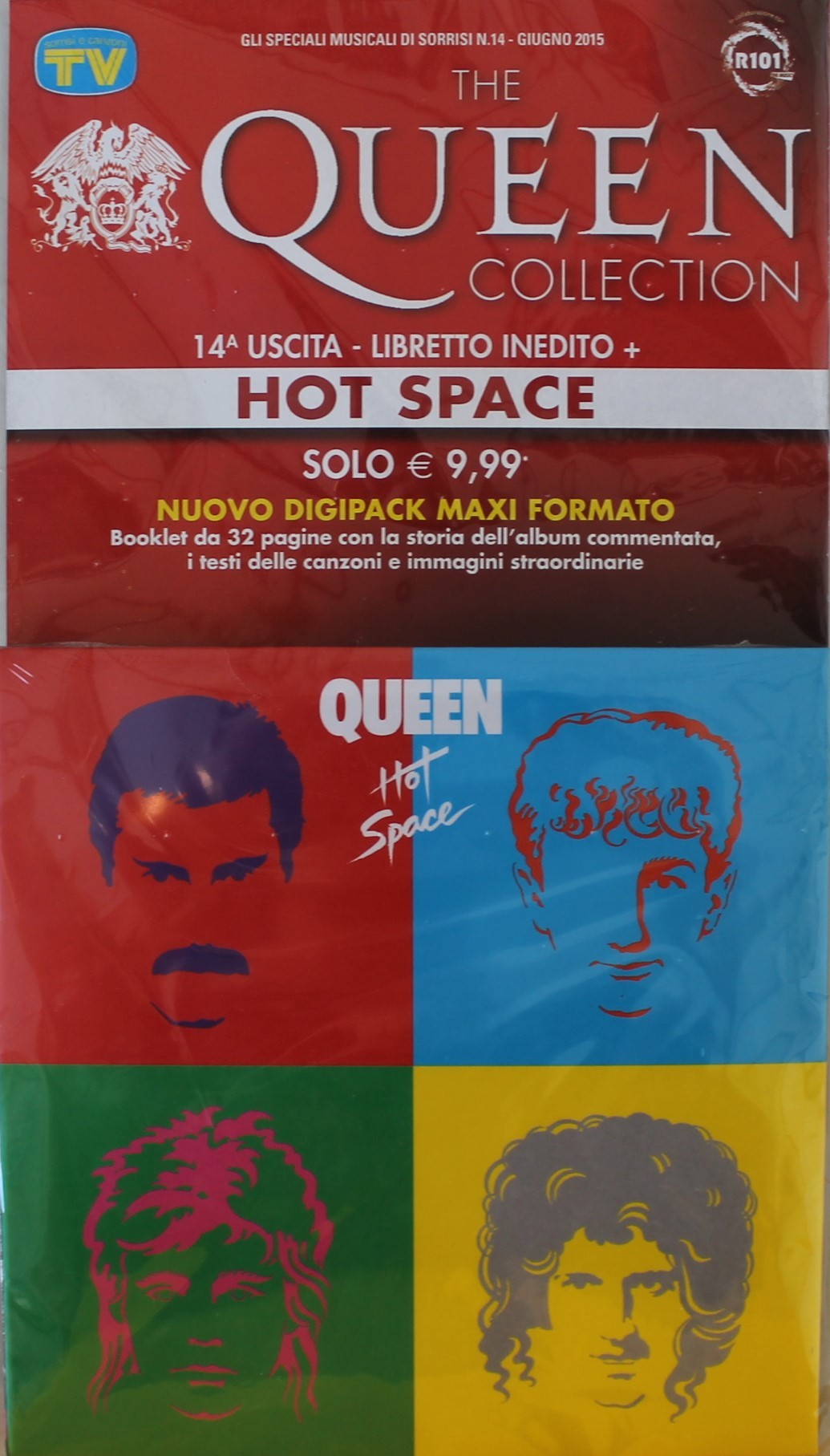 CD QUEEN COLLECTION VOL 14 HOT SPACE, TV SORRISI E CANZONI