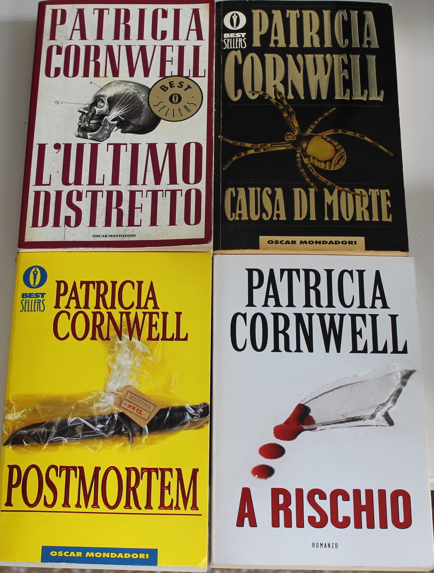 Lotto stock Patricia Cornwell 4 Libri. Consegna in 24 ore gratuita con corriere espresso