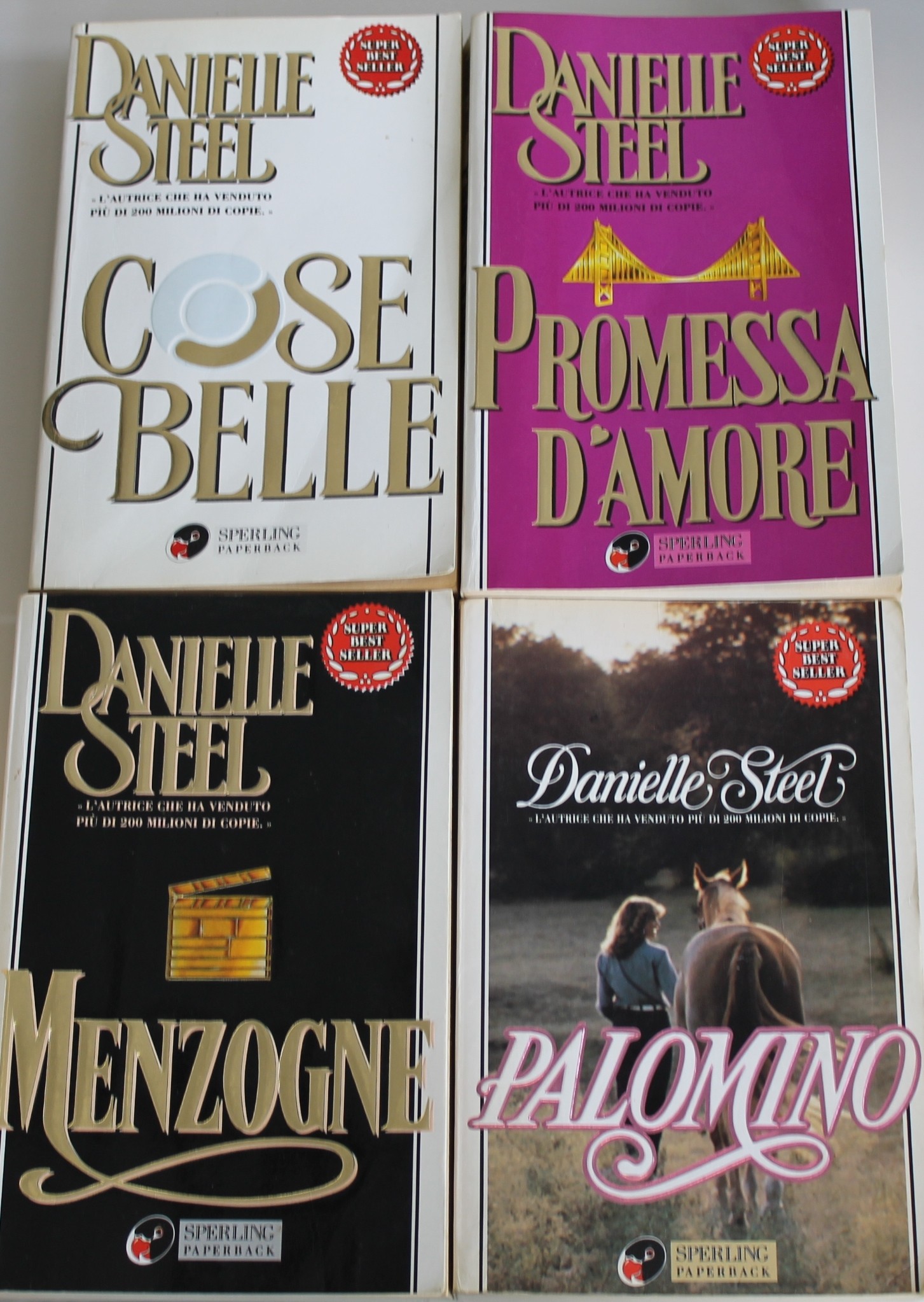 Lotto stock Danielle Steel 4 Libri. Consegna in 24 ore gratuita con corriere espresso