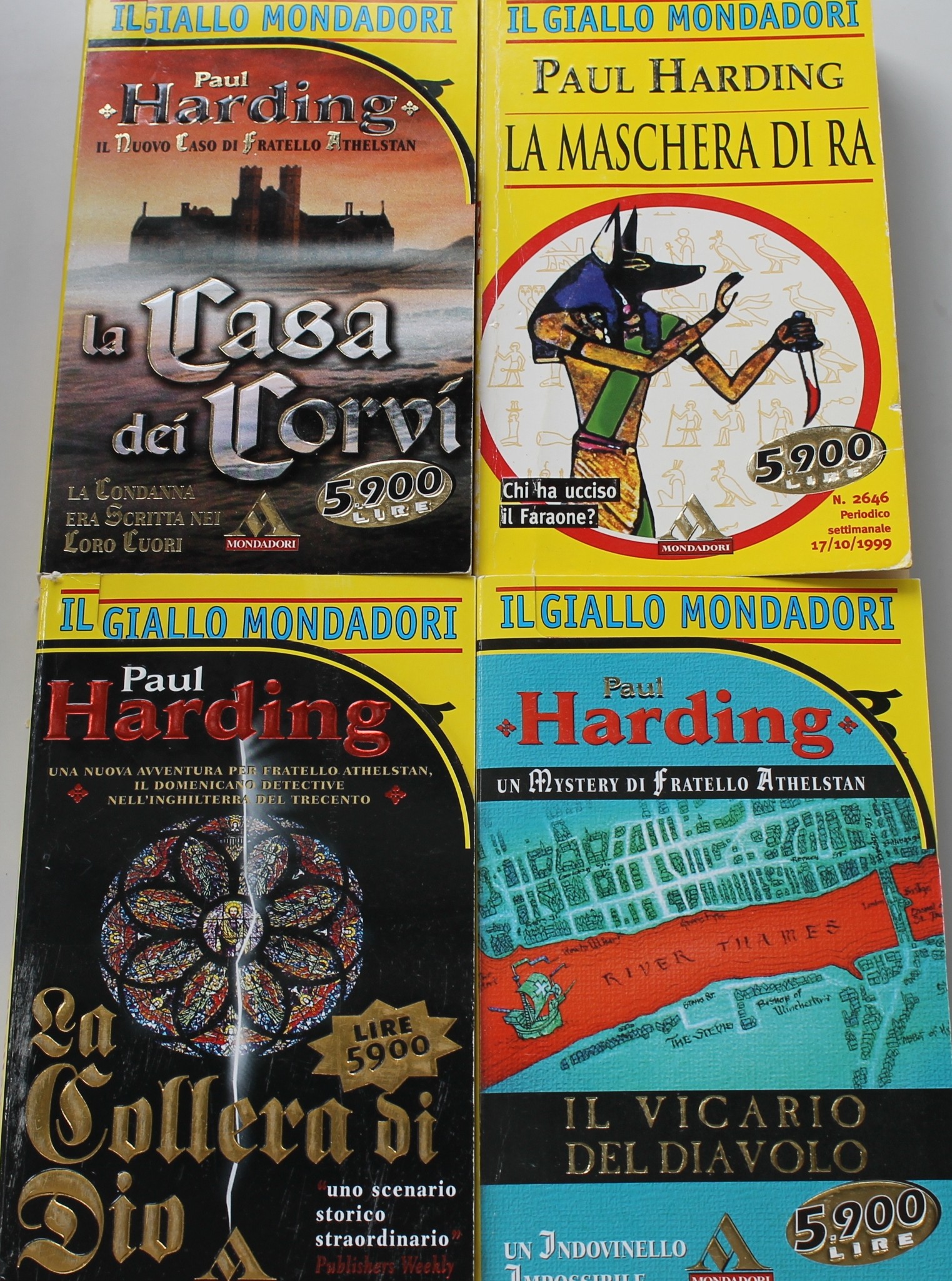 Lotto stock Paul Harding 4 Libri Gialli Mondadori. Consegna in 24 ore gratuita con corriere espresso