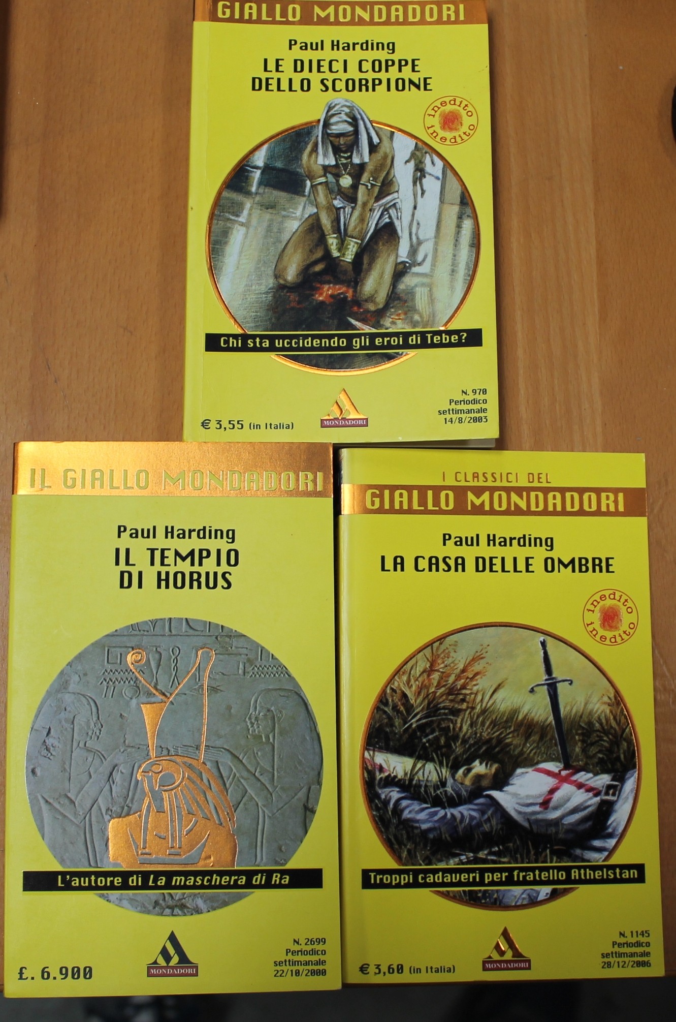 Paul Harding, Il Tempio di Horus,Le dieci coppe dello scorpione,La casa delle om