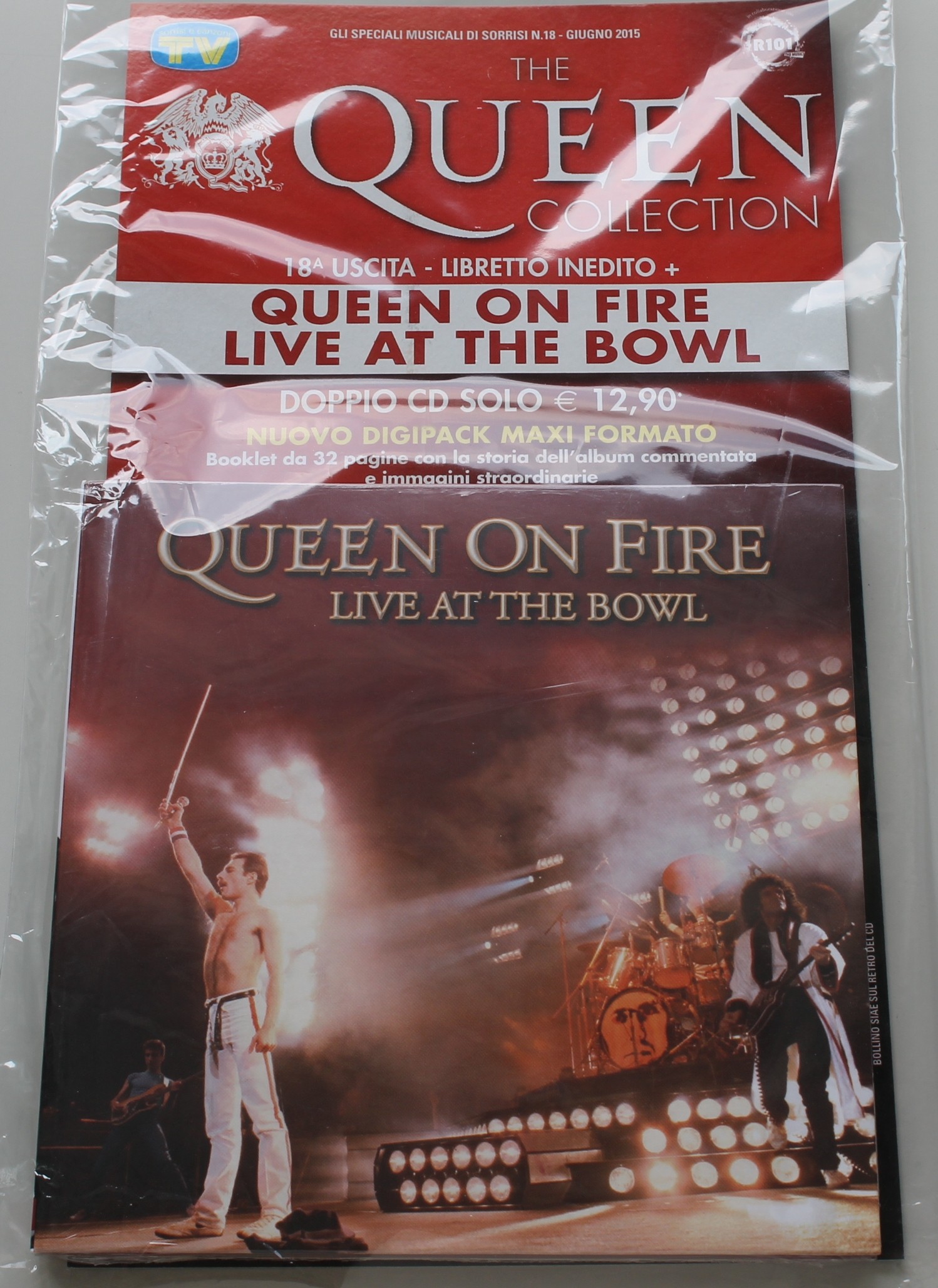 CD QUEEN COLLECTION VOL 18 QUEEN ON FIRE LIVE AT THE BOWL, TV SORRISI E CANZONI