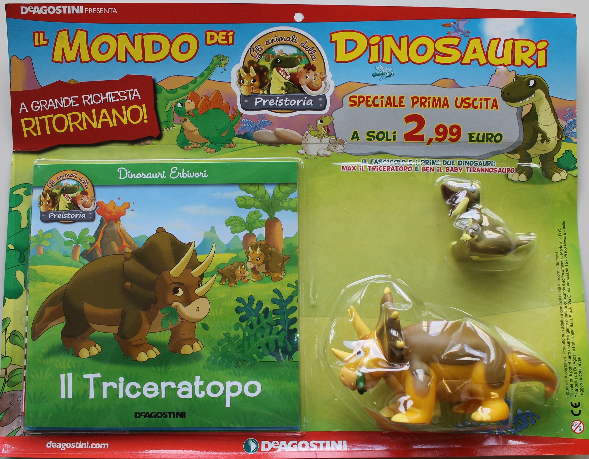 Il mondo dei dinosauri Prima uscita Il Triceratopo