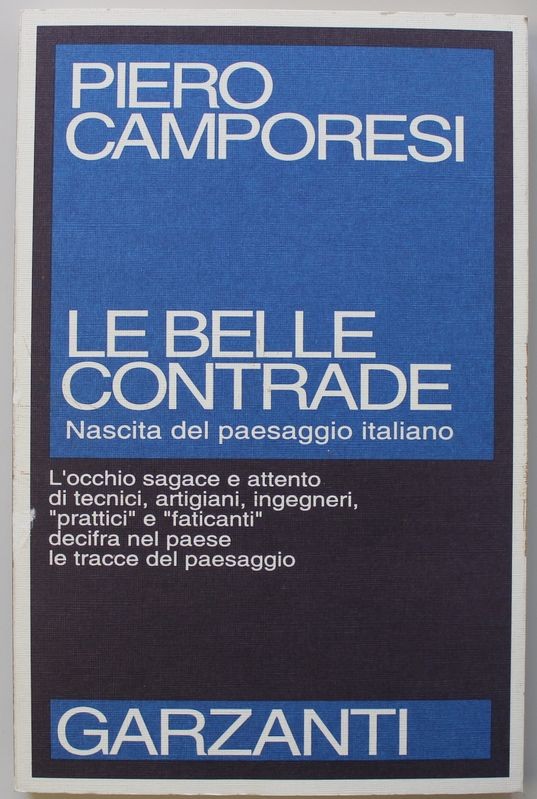 Le belle contrade Nascita del paesaggio italiano