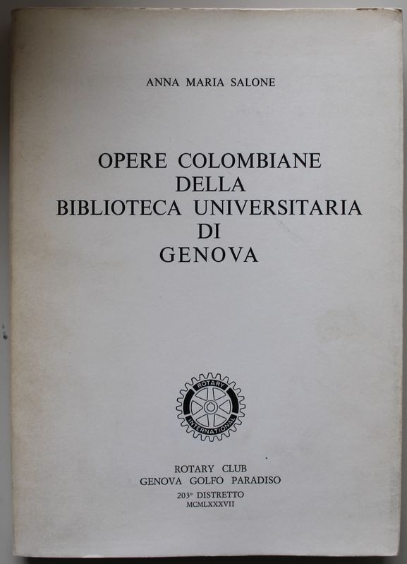 Opere Colombiane della Biblioteca Universitaria di Genova